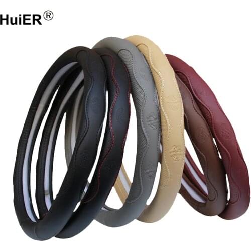 7 Colors Car Steering Wheel Cover Universal Volant Braid on the Steering-wheel Fashion Non-slip Funda Volante Auto Car Styling