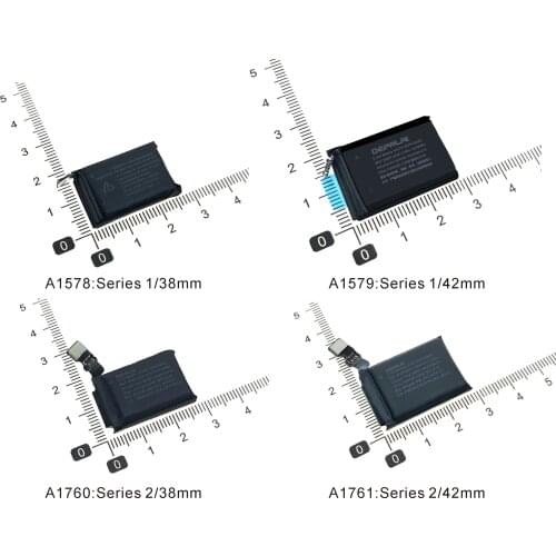 Battery For iphone watch 42mm Series 1 38mm A1578 A1579 Series1 42mm A1544 Series 2 38mm A1760 A1761 Series 2 42mm Batterie