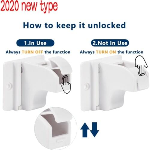 Child Safety Cupboard Locks Baby Proof Magnetic Lock No Drilling Magnetic Adhesive Lock for Cabinet Drawer Lock(10 Locks+2 Keys)