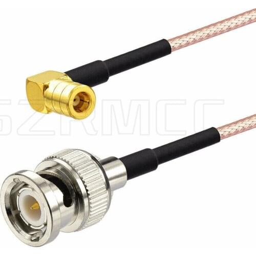 BNC Male to Right Angle SMB Female DAB Digital Radio Antenna Adapter Cable