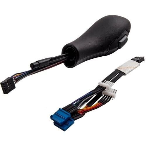 F30 Style Carbon Fiber LED Shift Knob Gear Selector Upgrade For BMW E90 E92 E93