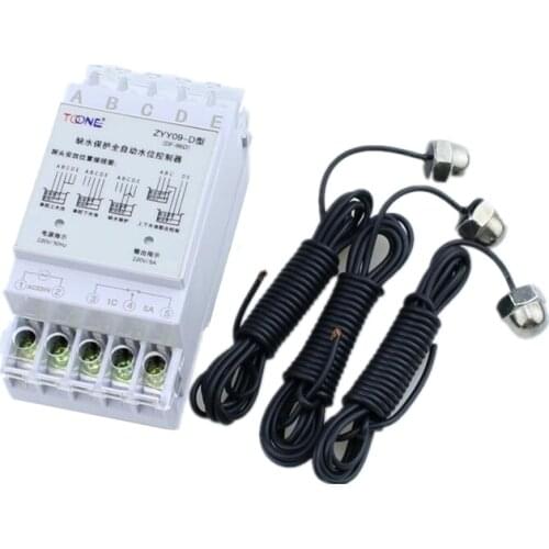 DF-96D( ZYY09-D )AC220V 5A DIN RAIL float switch type Auto water level controller with 3 probes high quality