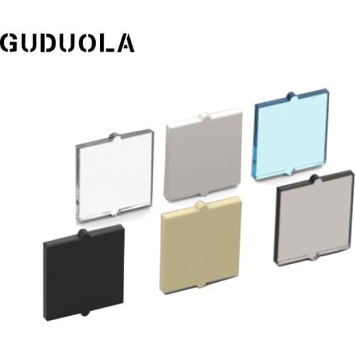 Guduola Special Brick Glass for 1x2x2 Window 60601/4862 MOC Build Educational DIY Toys Parts 40pcs/LOT