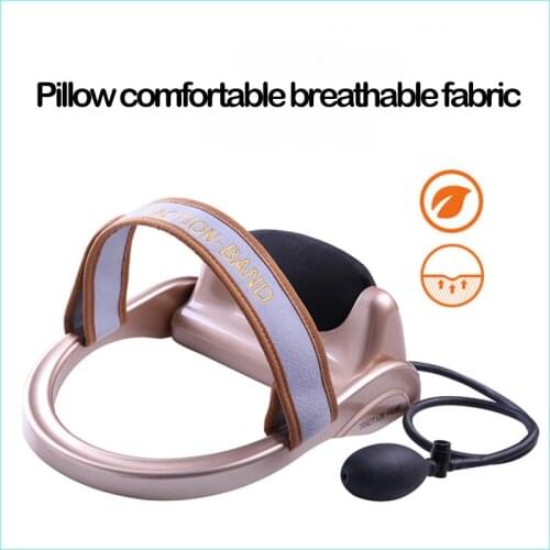Manual Cervical Traction Device Home Neck Care Massage Pillow Soft Brace Air Massager Portable Cervical Spine Relex Device