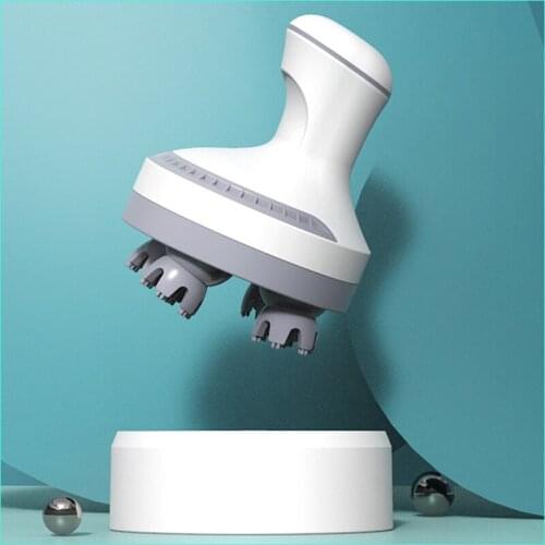 New Head Massager Household Electric Kneading Vibration Waterproof Recharging Multifunctional Head Massage Tool