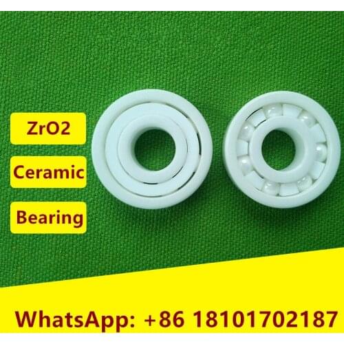5pcs 604 ZrO2 full Ceramic bearing 4x12x4 mm Zirconia Ceramic deep groove ball bearings 4*12*4