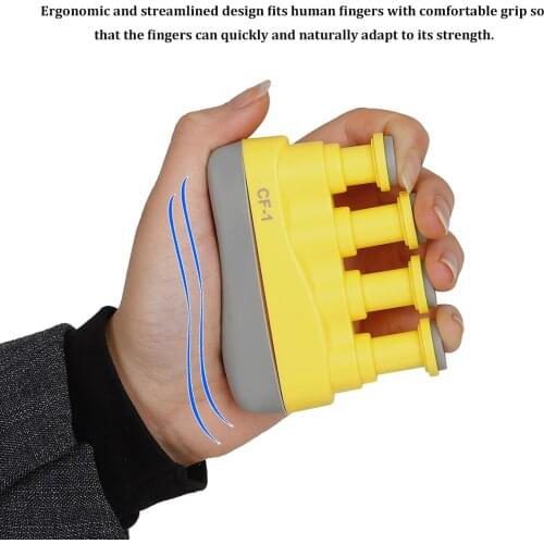 Portable Guitar Bass Piano Finger Exerciser Hand Grip Finger Trainer Finger Strengthener Hand Training Tool Finger Device