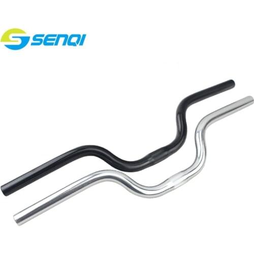 Fixed Gear Road Bicycle Aluminum Alloy Swallow-shaped Handlebar 25.4*22.2*580*100m'm Bike Handlebars CSW004