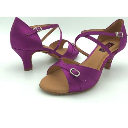 6.5cm heel Sexy Elegant Latin Dance Shoes For women Salsa shoes pratice shoes comfortable shoes 6235P low high heel available