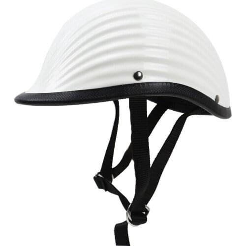 Outdoor Ridding Light Weight Vinage Helmet Pure Handmade Spiral Pattern Fierglass Retro Helmet Classic Protecte Half Face Helmet