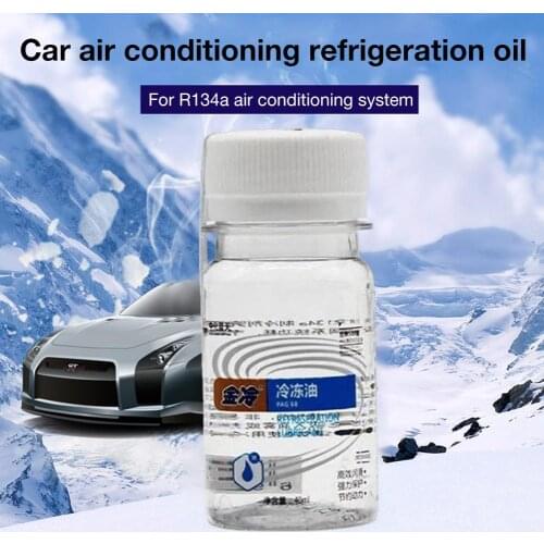 40ml Car Air Conditioner Enhancer R134a Refrigerant Agent Car Air Conditioning Refrigeration Oil Compressor Oil AC Repair Tool