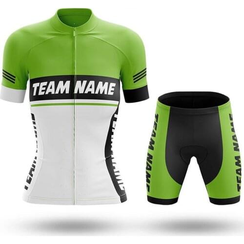 Womens Bicycle Jersey Clothing Summer Cycling Skinsuit Shorts Sleeve Bike Pro Team Racing Sportwear Uniform With 9D Gel Pad