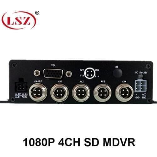 4CH full hd 1080p vehicle blackbox dvr user manual sd card recorder car mdvr