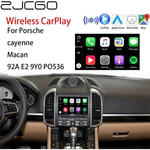 ZJCGO Wireless Apple CarPlay Android Auto interface adapter BOX For Porsche cayenne Macan 92A E2 9Y0 PO536