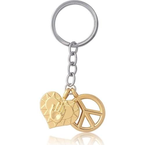 Anime JoJos Bizarre Adventure Higashikata Josuke Kujo Jotaro Alloy Keychain Key chains Necklace Pendant Jewelry Accessories