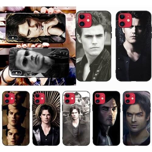 YJZFDYRM The Vampire Diaries Stefan Damon Salvatore Phone Case for iPhone 11 pro XS MAX 8 7 6 6S Plus X 5S SE 2020 XR case