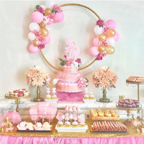 60/80/100cm Balloon Garland Balloon Arch Frame Round Balloons Hoop Wreath Ring Wedding Birthday Party Decorations Baby Shower