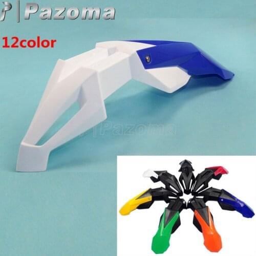 Supermoto Dirt Bike Front Fender Mudguard Cover For Honda Yamaha DT250 YZ80 XT250 YZ125 CRF XR CR 250 450SX EXC XCF SXF SMR