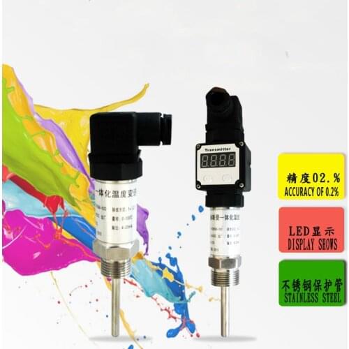 Plug-in Integrated temperature transmitter Modular 4-20mA Thermoelectric resistance PT100 sensor