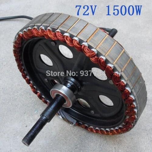E-bike hub motor rotor 72V 1500W / electric bike motor stator /e-scooter motor repair parts G-M031