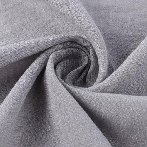 Soft White Solid Cotton Fabric for Dress Shirts, Gray, Beige, Black, Red, Pink, Blue, Green, Red, Burgundy, by the Meter