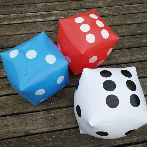 Inflatable toys Beach inflatables childrens water pool beach toys swimming pool accessory PVC inflatable dice Pool games toys