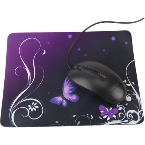 Non-Slip Rubber Base Rectangle Mousepad Gaming Mouse Pad Mat for Laptop Computer & PC For Home Office Work Game 24x20cm