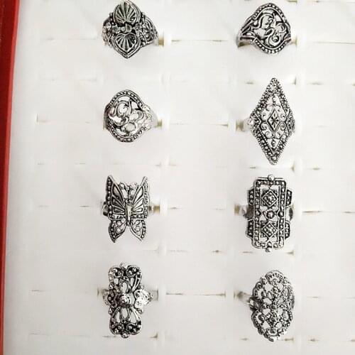 New fashion Charms Punk cute Exaggerated Butterfly peacock Rings for Men and Women Vintage Retro Dragon Ring Jewelry