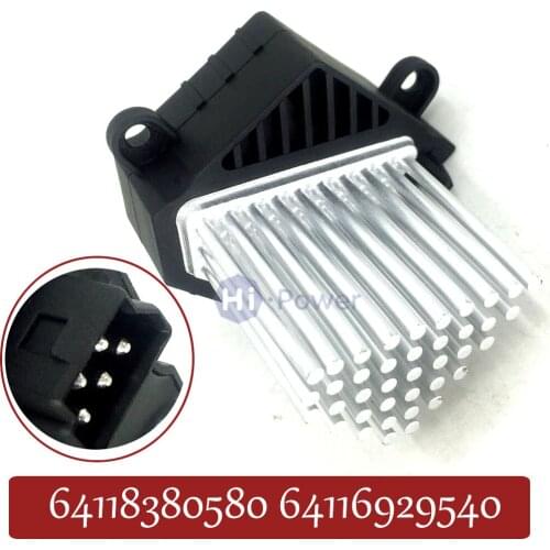 New 64116923204 Blower Motor Resistor AC Heater Fan for BMW E39 E83 E46 E36 E53 325 328 M3 64116931680 64118380580 64116929540