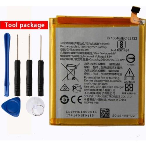 Original HE319 phone battery for Nokia 3 TA-1020 1028 1032 1038 2630mAh