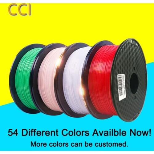 3d printer fialment PLA filament 1.75mm 1kg 2.2lbs 54 color 3d pen printing materials multi-color FDM plastic material CCI