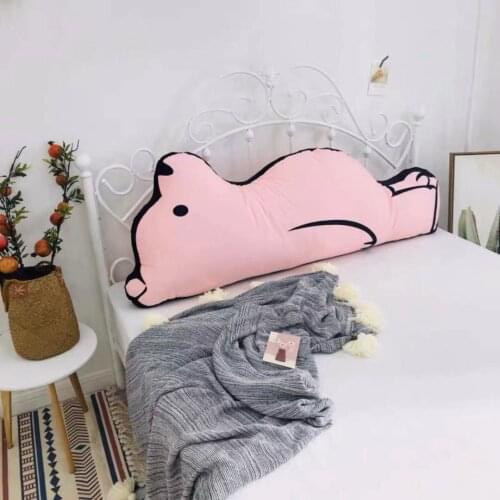 Hold Pillows подушки Cartoon Bed-head Lovely Children Bedroom Can Be Removed And Washed Big Backrest Sofa Double Pillow Long