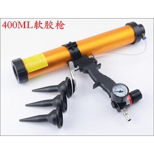 Professional 400ML pneumatic glass glue guns air caulking gun tools