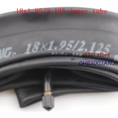 Size18x1.95 / 2.125 butyl inner tube with a Straight Valve fits for Electric scooter childrens bicycle folding bicycle