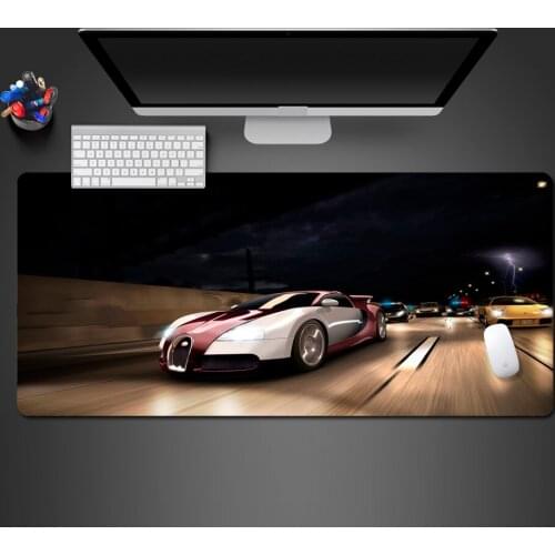 Top Super Car Wild Passion Racing Mouse Pad Fashion Creative Computer Games Mouse Pad Wholesale Natural Rubber Washing Pads