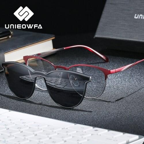 Женские солнцезащитные очки UNIEOWFA China At AliExpress