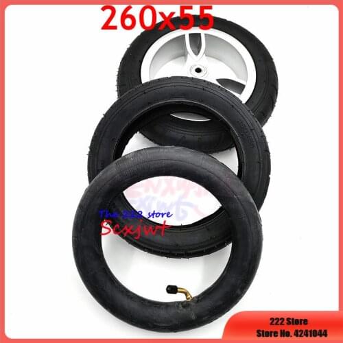 10 Inch Childrens Tricycle Accessories Childrens Bicycle Wheel Pneumatic Wheel Tire Inner Tube Outer Tyre 260x55