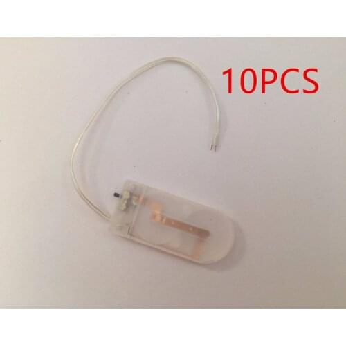 10Pcs/Lot Hold 2x CR2032 Button Coin Cell Battery Holder Case Storage Black Box 6V Wire Lead ON/OFF Switch