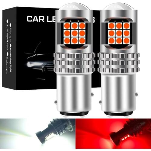 2PCS 1156 P21W BA15S 7440 T20 1157 Car LED Reverse Light Bulb Auto Backup Lamp For Renault Duster Megane 2 3 Logan Clio Fluence