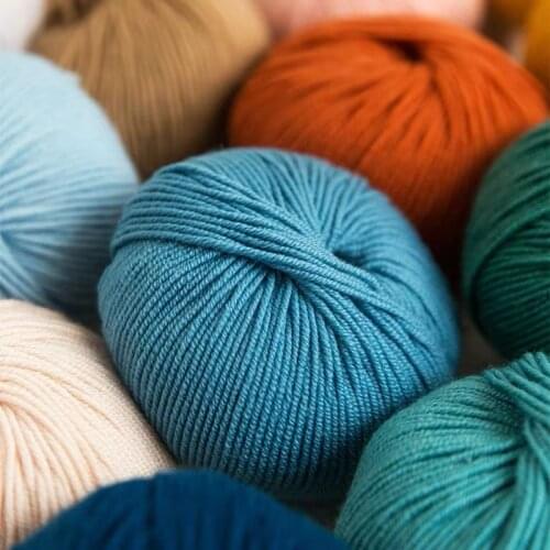 2Pcs DIY Fine Quality Knitting Thread 100% Cashmere Hand-knitted Cashmere Wool Cashmere Knitting Yarn Ball Scarf Wool Baby 100g