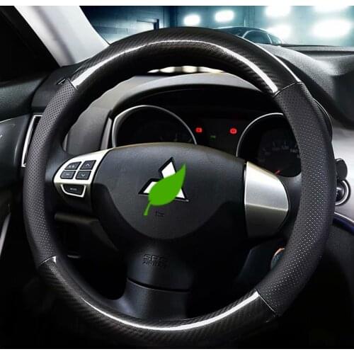Car steering-wheels cover 38cm 15" For Mitsubishi ASX RVR Pajero Sport Outlander PHEV Airtrek Grandis lancer evo Eclipse Cross