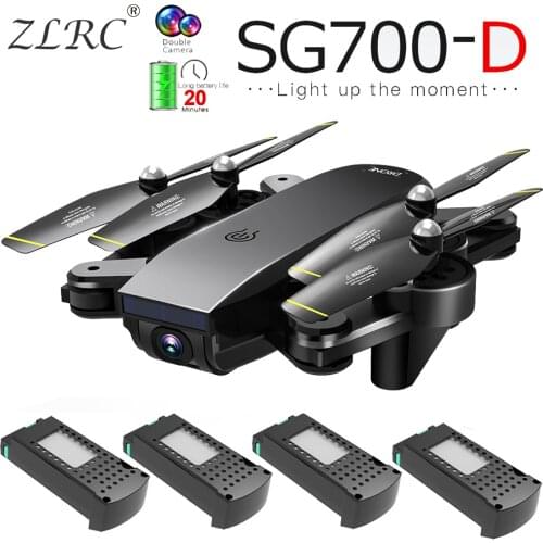 ZLRC Drone Sg700d 4k Drone Hd Dual Camera Wifi Transmission Fpv Optical Flow Stable Height Quadcopter Rc Helicopter Camera Dron