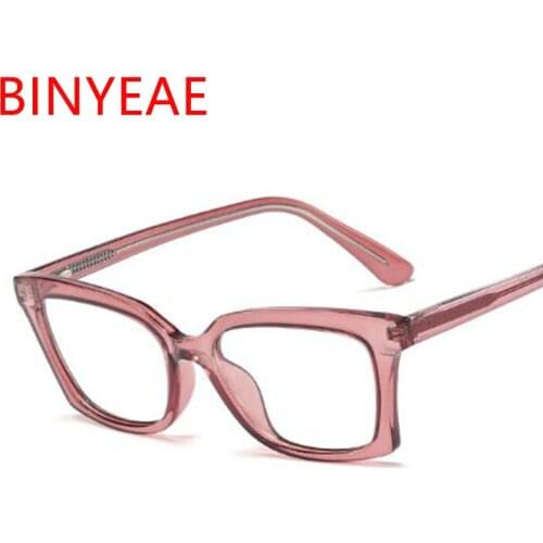 European Fashion Square Transparent Glasses TR90 Plastic Eyeglasses Frame Luxury Eyewear For Women Vintage Retro Glasses 2020
