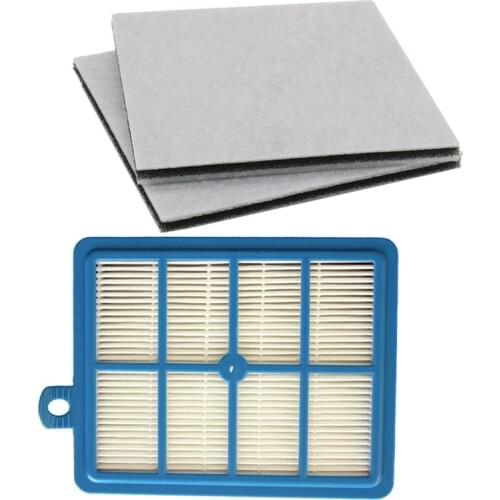 1Pcs Hepa Filter + 2Pcs Motor Cotton Filter for Electrolux AEG EFH12W AEF12W FC8031 EL012W FC9080 FC9088