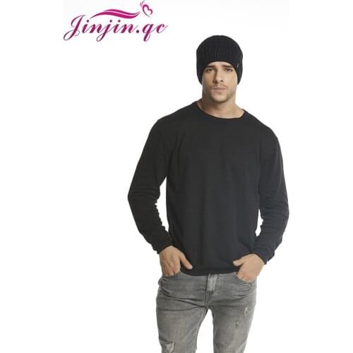 Jinjin.QC Men Knitted Wool Hat Knitting Wool Hat for Women Skullies and Beanies Winter Cap Bonnet Femme Chemo Hats