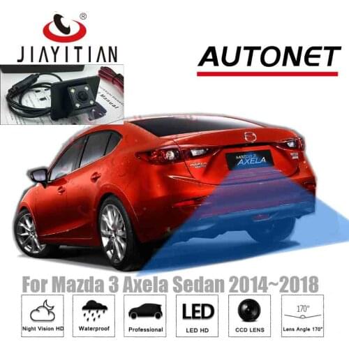 JIAYITIAN Rear View Camera For Mazda 3 Axela 2014 2015 2016 2017 2018 CCD/Night Vision/Backup Camera/Reserved hole camera