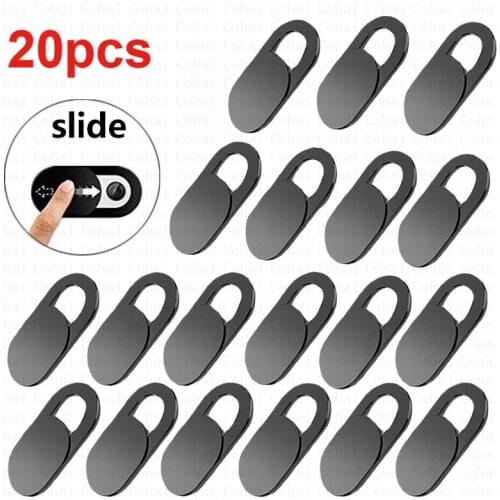 20 Pcs Webcam Cover Laptop Camera Cover Slider Phone Antispy For iphone iPad PC Macbook Tablet lenses Privacy Sticker Phone Lens