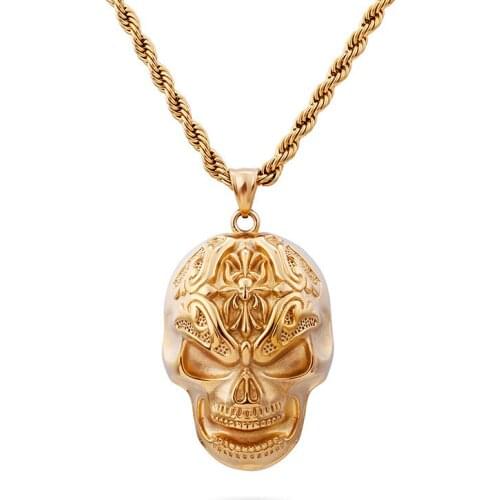 Skull pendant hip hop HIPHOP pendant European and American jewelry
