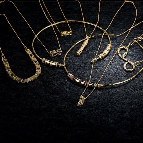 LIDU High Quality 925 Silver Color Transfer Necklace Fashion Exquisite Clavicle Chain Monaco Jewelry Gifts For Friends