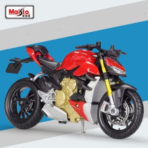 Maisto 1:18 Super Naked V4 S Alloy Diecast Motorcycle Model For Boy Gifts Toy Racing Car Toys For Children Free Shipping